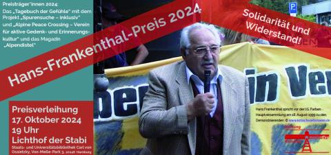 Hans-Frankenthal-Preis 2024: Einladung